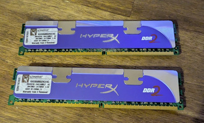 Kingston HyperX 4GB Kit*(2x2GB) - DDR2 1066MT/s CL5 DIMM KHX8500D2K2/4G