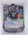 2025-26 Bowman Acaden Lewis Chrome Prospect Autographs Mini-Diamond #/100