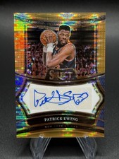2024-25 Patrick Ewing Panini Select Knicks Legend Signatures Auto /30 #SIG- EWG