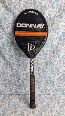 Raquette De Tennis Vintage Bjorn Borg Donnay Allwood - Avec étui, Fabriquée En Belgique, Occasion