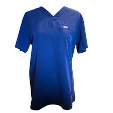FIGS Catarina One Pocket Scrub Top, Navy, Size Small