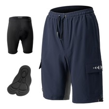 ROCKBROS 2-in-1 Herren Radlerhose Wasserabwei...