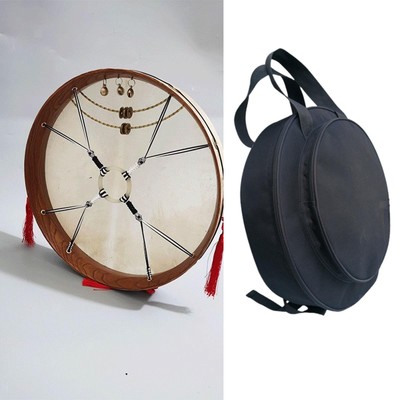 Runde Gong Tasche Tamburin Koffer mit zwei Schultergurten vielseitig tragbar