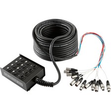 Musician's Gear Stage Snake 8x4 50 Foot