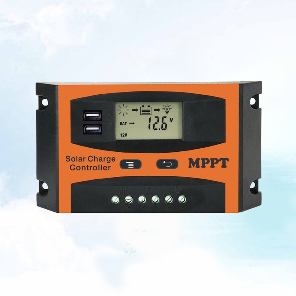 Usb Multi Display Durable Solar Generator Controller 12V 24V Auto LCD Display Dual USB ...