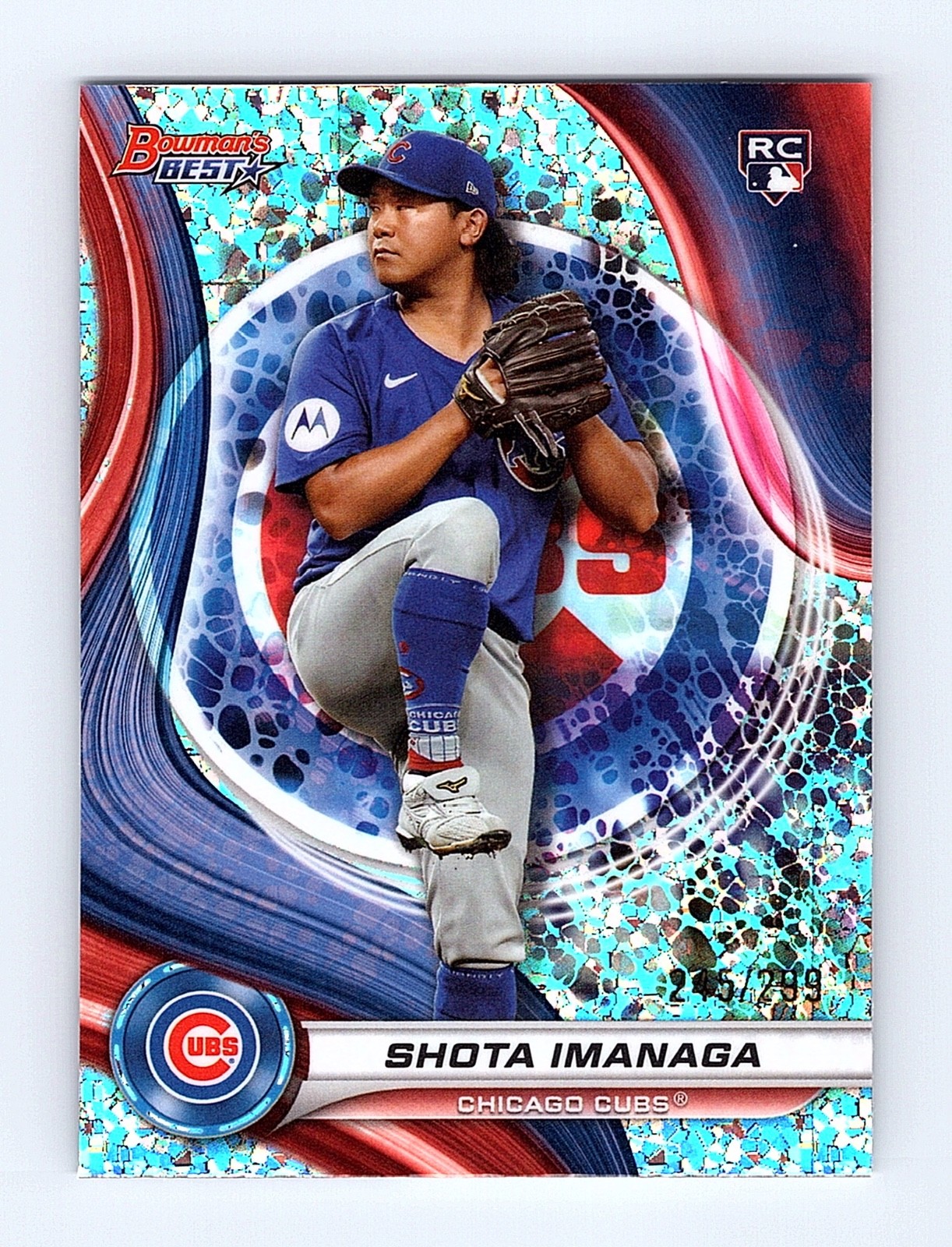 2024 Bowmans Best Shota Imanaga Mini Diamond Refractor Rookie RC /299 #16