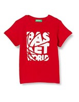 United Colors of Benetton Jungen T-Shirt Rot GrößE