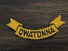 VINTAGE OWATONNA MINNESOTA TAB PATCH