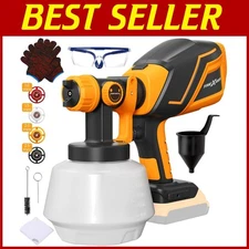 Versatile Handheld Paint Sprayer for Home Renovation - 1200ML, 4 Nozzle Modes