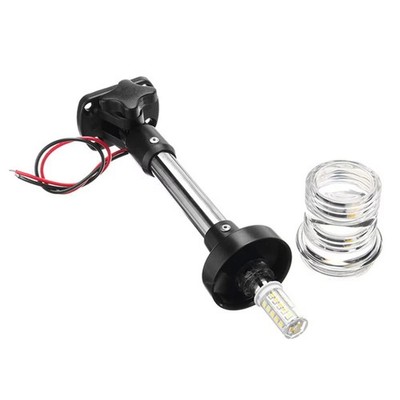 Marine Boat Pontoon Adjustable Fold LED Navigation Stern Anchor Pole Light