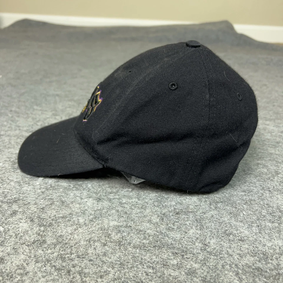 Vintage Minnesota Vikings Hat Cap Snap Back Black NFL Football Wool Blend Mens - Image 2 of 4