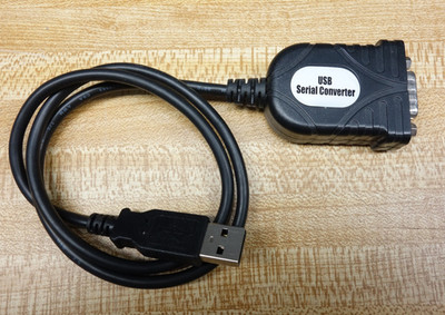 USB to Serial Adapter Converter  2ft Black Plugable PL2303 Prolific