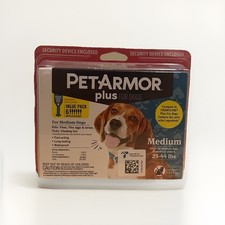 PetArmor Plus Flea and Tick Treatment for Dogs Medium Brand New Sealed
