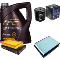SCT Inspektionspaket 5L Mannol 5W-40 FüR Seat Leon 1.6 16V Toledo II Skoda