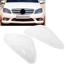 Headlight Lamp Lens Cover For Mercedes Benz C...