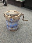 Vintage Frost King Ice Cream Freezer Maker Hand Crank 1 Quart Old Fashioned Rare
