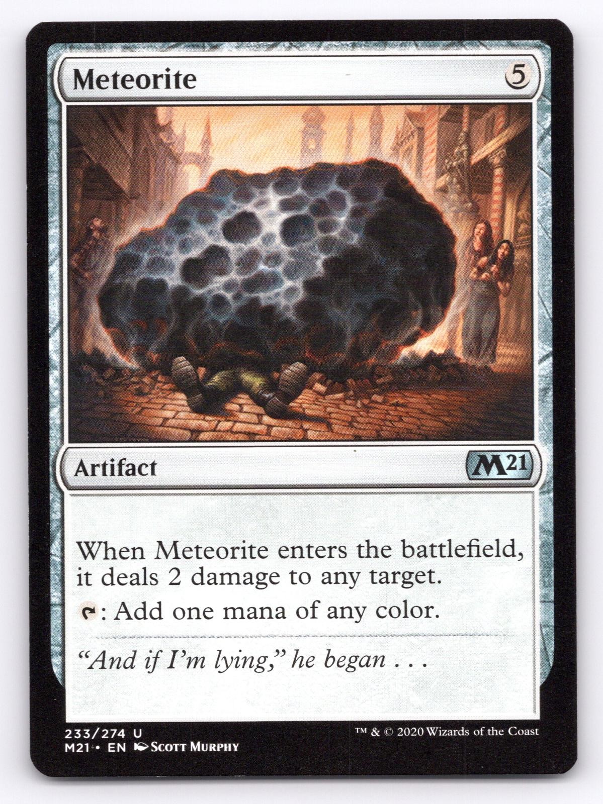 Meteorite 233 Uncommon Core Set 2021 Magic: The Gathering Near Mint