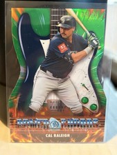 2026 Bowman Baseball Power Chords Die Cut Green Chrome Insert 85/99 Cal Raleigh