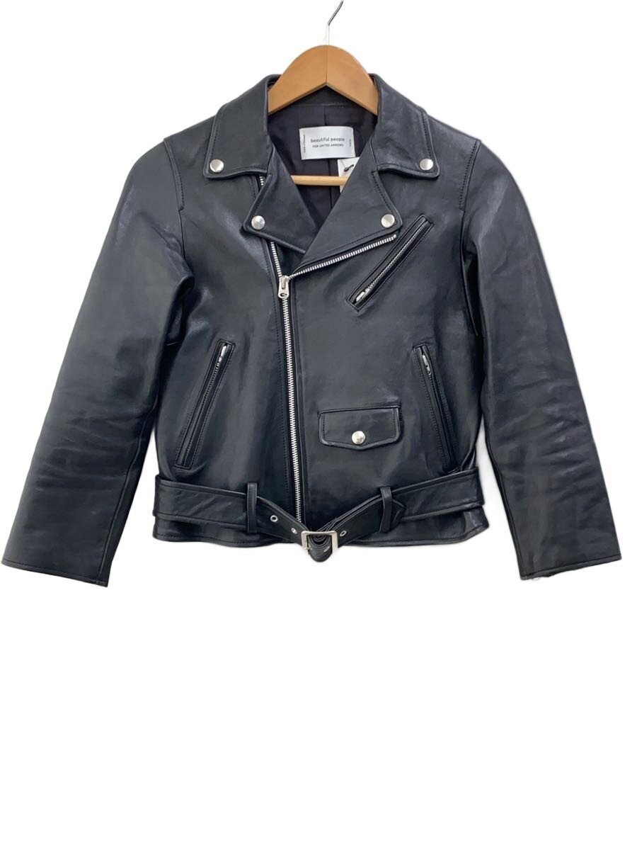 Beautiful People 140/Double Riders Jacket/-/Sheep Leather/Blk/176542401// 3570