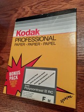 NOS Kodak Polycontrast III RC F M Photo Paper - 8x10- 260 Sheets Sealed Exp 2/9