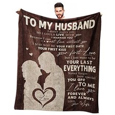 Husband Birthday Gifts for Valentines Day, Birthday 60 50 Inch Husband Gifts