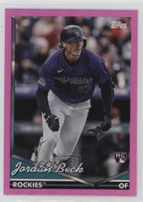 2024 Topps Archives 1994 Topps Pink Foilboard Jordan Beck #273 1j5p