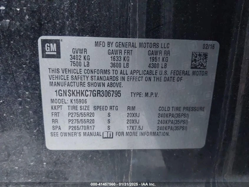 Motor de caixa de transferência usado serve: 2016 Chevrolet Suburban 1500 grau A - Imagem 4 de 4