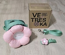 Vetreska Flora Collection - 3 in 1 Set Harness & Backpack Collar Leash size: XXS