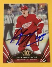 Alex DeBrincat SIGNED 2024-25 Upper Deck Tim Hortons 10th Edition #78 Auto Wings