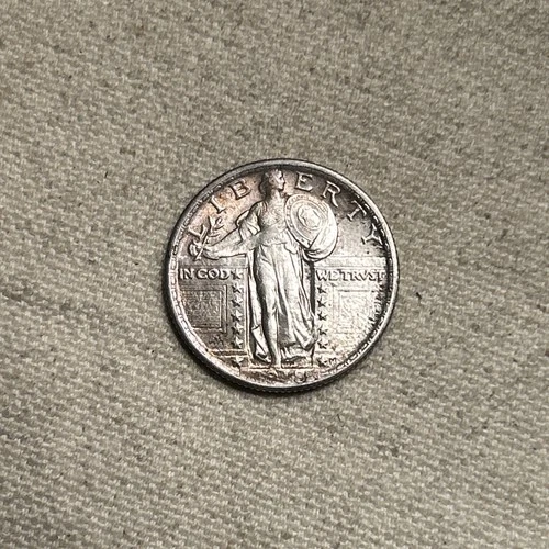 1918 Standing Liberty Silver Quarter AU+ MM