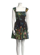 Dolce & Gabanna Black Printed Dress IT 48 US 12 1,750