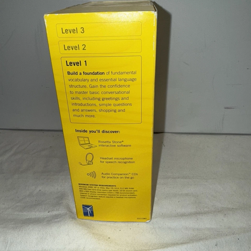 Rosetta Stone Chinese (Mandarin) Level 1 NEW Sealed - Image 2 of 4