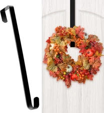 Wreath Hangers for Front Door,12" Wreath Hook Holder,Over the Door Hanger Hooks,