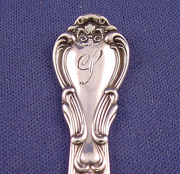 CHANTILLY- GORHAM LONG HANDLE STERLING PICKLE FORK- Mono'd - Image 2 of 2