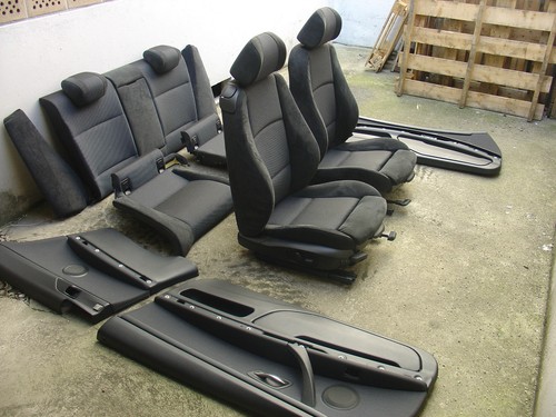 Inkl. UMBAU BMW E92 Lederausstattung Sportsitze Alcantara Sitze Innenausstattung