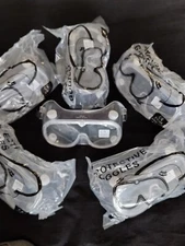 4 Safety Goggles Over Glasses Eye Protective Eyewear Clear Contractor Special