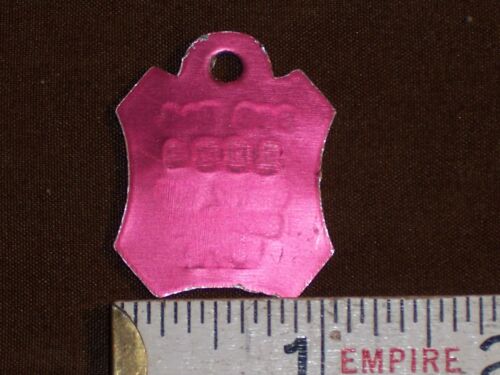 Vintage City of Barrie 1972 #1884 Dog Tax Tag License Canada cf6 - Picture 2 of 2