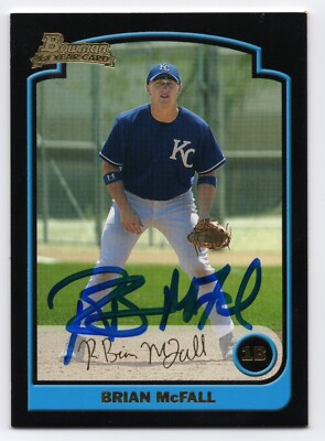 Brian McFall Autograph On a 2003 Bowman DP RC - Kansas City Royals ...