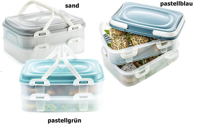 tupperware deckelhalter BigDean Glasauflaufform mit Deckel 4,1 L – Rechteckiger Glasbräter mit Griffen, hitzebeständig, für Lasagne & Backofen Farbe:Grün