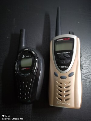 Cobra MicroTALK Two Way Radio Lot of 2
