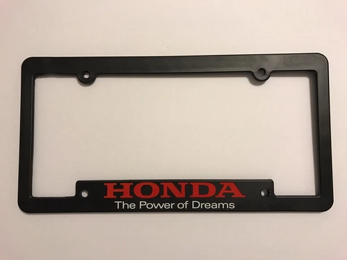 Genuine Honda "The Power of Dreams" Brand New License Frame Plate
