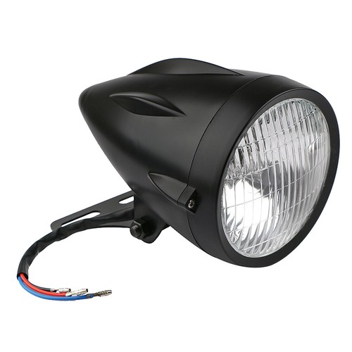 4 3/4" Motorcycle Headlight Lamp Light For Harley Cruisers Chopper Custom - Picture 5 of 10