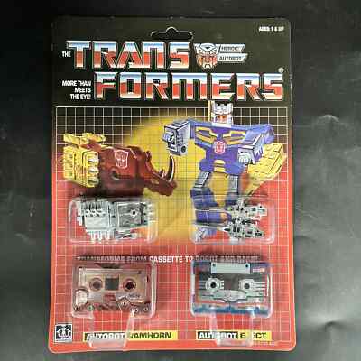 Transformers G1 Reissue Soundwave Reflector Laserbeak Frenzy Actionfigur Spielzeug