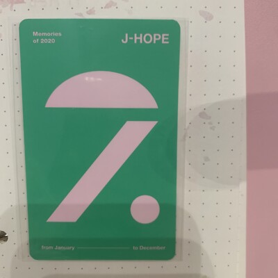 BTS Memories of 2020 トレカ ホソク J-HOPE DVD BTS MEMORIES 2020 DVD HOSEOK JHOPE PHOTOCARD PC OFFICIAL | eBay