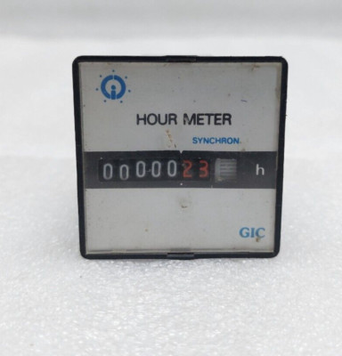 E54SF1 SERIES HM700 HOUR METER GIC HM700 HOUR METER  USED 240 VAC 50 Hz E54SF1