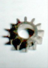 10 Tooth Regular Stainless Steel Slot Car Pinion Gear 48 Pitch 1/8" Shaft NOS