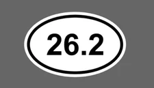 26.2 Full Marathon Fridge Magnet