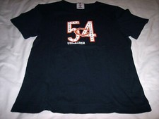 Chicago Bears Brian Urlacher Blue Shirt Ladies Women Extra Large XL Slim-Fit