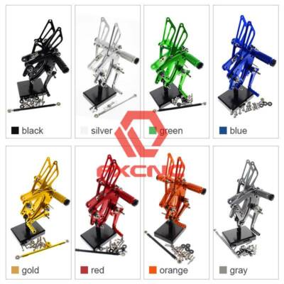 FXCNC Footpegs Rearset For HONDA CBR100RR 954RR 900RR 600RR 125R 250R 500R MSX