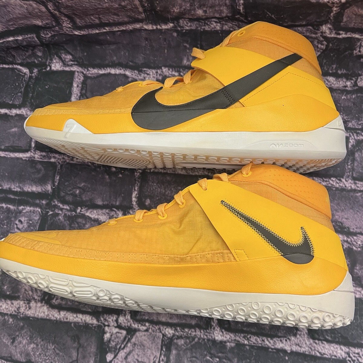 Nike KD 13 TB Promo Kevin Durant Air-Zoom Yellow Black Mens 18 NEW